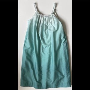 Bonpoint Girls’ Green Ombre Dress with Ruffle